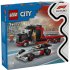 Set LEGO City F1 Camion de prezentare cu masina de curse Audi F1 60493, pentru copii - 2