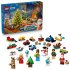 LEGO City Адвент календар 2025 Комплект 60475, Коледни играчки и изненади, за деца - 1