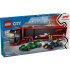 Σετ LEGO City F1 Truck με αγωνιστικά αυτοκίνητα F1 RB20 και AMR24, για παιδιά - 2