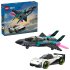 LEGO City Avion cu reactie vs masina 60489, Set de Curse 2-in-1, pentru copii - 1