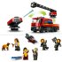 Set LEGO City Statie si camion de pompieri 60414, pentru copii - 6