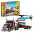LEGO Creator 3 в 1 Камион с платформа и хеликоптер 31146, Играчка превозно средство - 1