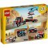 LEGO Creator 3 in 1 Camioneta-platforma cu elicopter 31146, Jucarie Vehicule - 3