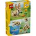 LEGO Creator 3 in 1 Iepuras dragalas 31162, Figurina Animal de Jucarie - 3