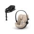 Παιδικό κάθισμα αυτοκινήτου Cybex Gold Cloud G3 i-Size Comfort, 40 - 87 cm + βάση G3, Αμύγδαλο Μπεζ - 1