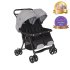 Graco DuoRider Δίδυμο Καρότσι, Γρήγορης Αναδίπλωσης, Ελαφρύ, Γκρι Steeple - 3