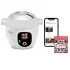 Multicooker inteligent cu gatire sub presiune Tefal Cook4Me+ CY851130, 6L, alb - 3