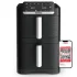 Friteuza dubla cu aer cald Tefal Easy Fry Crispy Stack EY7528e0, 10L, Negru - 1