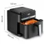 Φριτέζα θερμού αέρα Tefal Easy Fry Mega Compact EY8618e0, 7,5L, 2020W, μαύρη - 4