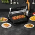 Gratar Electric Inteligent Tefal OptiGrill XL Snacking & Baking GC724D12, 2000W, Accesoriu de Coacere Inclus, Inox/Negru - 8