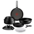 Tefal Ingenio Excellence+ Комплект от 13 части, Индукция, Незалепващо покритие, Сваляеми дръжки, Черен - 2