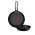 Tefal Ingenio Excellence+ Комплект от 3 части, Тиган 22/26 см, Индукционен, Подвижна дръжка, Черен - 2
