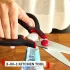 Кухненски ножици Tefal Ingenio K1991234, неръждаема стомана, 3 в 1, черно/червено - 9