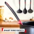 Spatula Flexibila Tefal Ingenio+ K1984834, Silicon, Rezistenta la Caldura, Rosu/Negru - 7