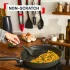 Lingura pentru Paste Tefal Ingenio+ K1980234, Nylon Ranforsat, Rezistenta la Caldura, Negru/Rosu - 8