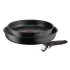 Tefal Ingenio Ultimate комплект от 3 части: тиган 22/26 см + подвижна дръжка, титанов, индукционен, черен - 1