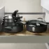 Cratita cu capac Tefal Excellence 24cm, 5L, Tehnologie Fusion Core, Thermo-Signal, Inductie, Negru - 3