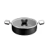 Tefal Excellence+ Тенджера с капак 24 см, 5 л, Незалепващо покритие, Технология Thermo-Signal, Съвместима с индукция, Черна - 1