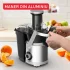 Сокоизстисквачка за плодове и зеленчуци Tefal Nutri XXL, 1000 W, 2 скорости, система против прокапване, черна/сребриста - 12