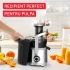 Αποχυμωτής φρούτων και λαχανικών Tefal Nutri XXL, 1000 W, 2 ταχύτητες, σύστημα κατά του στάλαξης, μαύρο/ασημί - 10