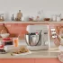Robot de Bucatarie Tefal Bake Partner, 1100 W, 4.6 L, Cantar Incorporat, 8 Viteze, Smart Bake Detect, Gri - 12