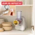 Ηλεκτρικός τρίφτης Tefal Fresh Express 3 σε 1, 150 W, 3 αφαιρούμενοι κώνοι, τεμαχισμός και τρίψιμο, γκρι - 3