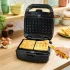 Μηχανή σάντουιτς Tefal Snack Collection Precision, 700 W, Ρυθμιζόμενος θερμοστάτης, 2 σετ πιάτων, Ασημί/Μαύρο - 3