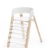 Καρεκλάκι φαγητού Stokke Steps με σετ μωρού, δίσκο και ζώνες, μοντέρνος και εργονομικός σχεδιασμός, λευκό/φυσικό - 6