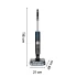 Aspirator cu spalare Rowenta X-Clean 7 GZ5735E0, 250W, 50 min, Autocuratare si uscare cu aer cald, Verde-Gri - 9