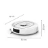 Aspirator robot Rowenta X-Plorer Serie 380 RR89U7E0, Statie golire automata, 8000 Pa, LiDAR 360, Perie anti-incalcire, Alb - 5