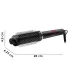 Perie cu aer cald Rowenta x Karl Lagerfeld Powerbrush UB572LE0, 55W, Generator de ioni, Invelis ceramic, Negru-Rosu - 6