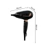 Uscator de par Rowenta Pro Expert CV8840F0, 2200W, 3 trepte temperatura, 2 viteze, Jet aer rece, 2 Concentratoare, Negru - 8