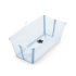 Cadita Bebe Pliabila Stokke Flexi Bath 0-4 Ani, Compacta si Portabila, Ocean Blue - 1