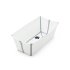 Сгъваема бебешка вана Stokke Flexi Bath 0-4 години, компактна и преносима, бяла - 1