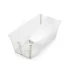 Set Cadita Pliabila Stokke Flexi Bath 0-4 Ani cu Suport Nou Nascuti, Compact si Ergonomic, Sandy Beige - 1