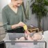 Set Cadita Pliabila Stokke Flexi Bath 0-4 Ani cu Suport Nou Nascuti, Compact si Ergonomic, Sandy Beige - 6