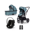 Carucior 3 in 1 pentru copii Cavoe Axo Shine, cu landou si scoica auto Cybex Cloud G i-Size Plus - 2