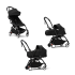 STOKKE YOYO³ καρότσι 3 σε 1, με τσάντα για νεογέννητα, πορτ-μπεμπέ και χρωματιστή τσάντα - 4