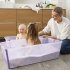 Stokke Flexi Bath X-Large Сгъваема бебешка вана, 0-6 години, просторна, лавандулово - 5