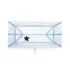 Cadita pliabila pentru copii Stokke Flexi Bath X-Large, 0-6 ani, spatioasa, Ocean Blue - 3
