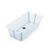 Cadita pliabila pentru copii Stokke Flexi Bath X-Large, 0-6 ani, spatioasa, Ocean Blue - 1