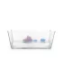 Stokke Flexi Bath X-Large Сгъваема бебешка вана, 0-6 години, просторна, прозрачно зелена - 2
