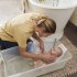 Set Cadita Pliabila pentru copii Stokke Flexi Bath X-Large si Suport Nou-Nascut, 0-6 ani, pliabila, White - 4
