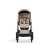 Καρότσι Cybex Balios S Lux, εύκαμπτο, άνετο, Almond Beige με σκελετό Taupe - 2