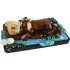 Set LEGO® Ideas Vidre plutind pe mare 21366,  Model Decorativ Retro pentru Adulti - 4