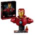 Set LEGO Marvel Avengers: Bust Iron Man MK4 76327, Colectia Marvel Collectibles - 1