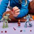 LEGO Marvel Iron Man si War Machine vs dronele Hammer 76320, Set de lupta si colectie - 6