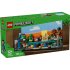 LEGO Minecraft Minibiomuri 21589, Set premium de colectie si etalare cu 5 microbiomuri - 2
