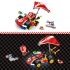 LEGO Super Mario Kart Standard Kart 72032, Set de Constructie si Cursa cu Planor Super Glider si Figurina Toad - 6