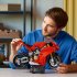 LEGO Technic Motocicleta Ducati Panigale V4 S 42202, Model de Colectie, pentru Adulti, cu Motor V4 si Schimbator de Viteze - 8